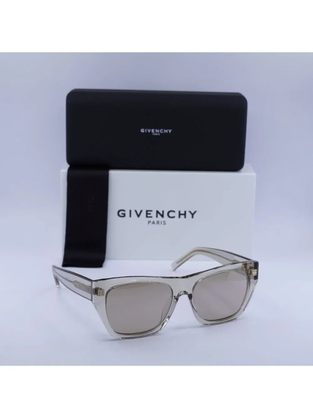 Givenchy GV40061U 45G Square Sunglasses Beige / Brown